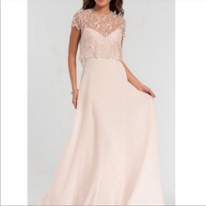 Hayley Paige Bridesmaid Dress 5621 Blush Size 2